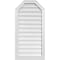 Ekena Millwork Octagonal Top Surface Mount PVC Gable Vent w/ 2"W x 1-1/2"P Brickmould Frame, 20"W x 40"H GVPOT20X4002SN - alternate 1